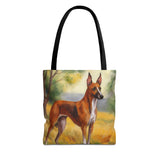 Azawakh  Polyester Tote Bag (AOP)