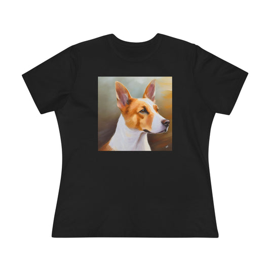 Canaan Dog of Israel Women's Relaxed Cotton Tee