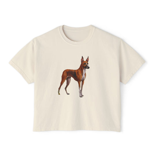 Azawakh Women's Oversized Boxy Tee: A Unique Expression of Elegance