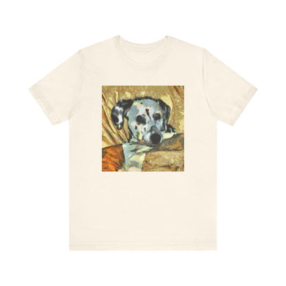 Dalmatian 'Breakfast Time' Unisex Jersey Short Sleeve Tee