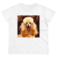 Poodle Women's Midweight Cotton Tee