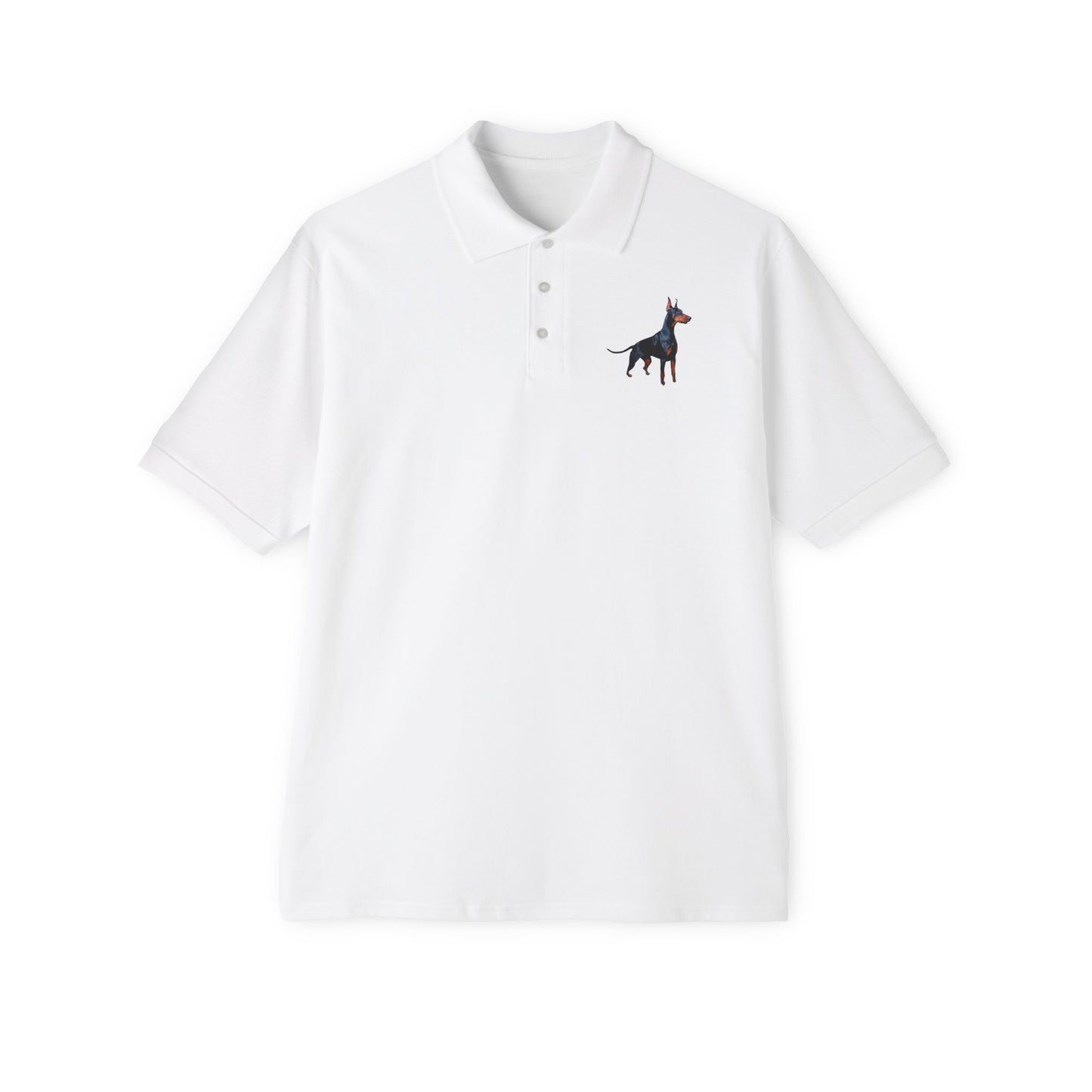 Doberman Pinscher #1  --  Men's Piqué Polo Shirt