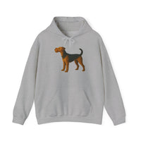 Airedale Terrier #2 - Unisex 50/50 Hooded Sweatshirt