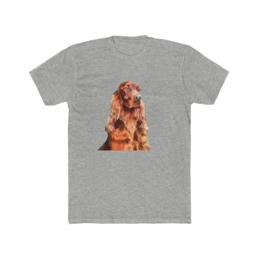 Irish Setter 'Shamus' - Men's Fitted Cotton Crew Tee