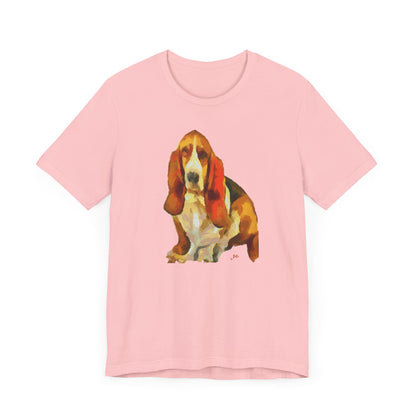 Basset Hound 'Lautrec' Unisex Jersey Short Sleeve Tee
