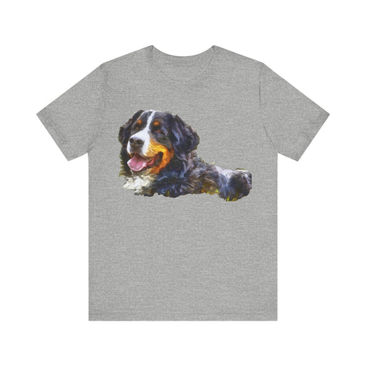 Bernese Mountain Dog Unisex Jersey Short Sleeve Tee