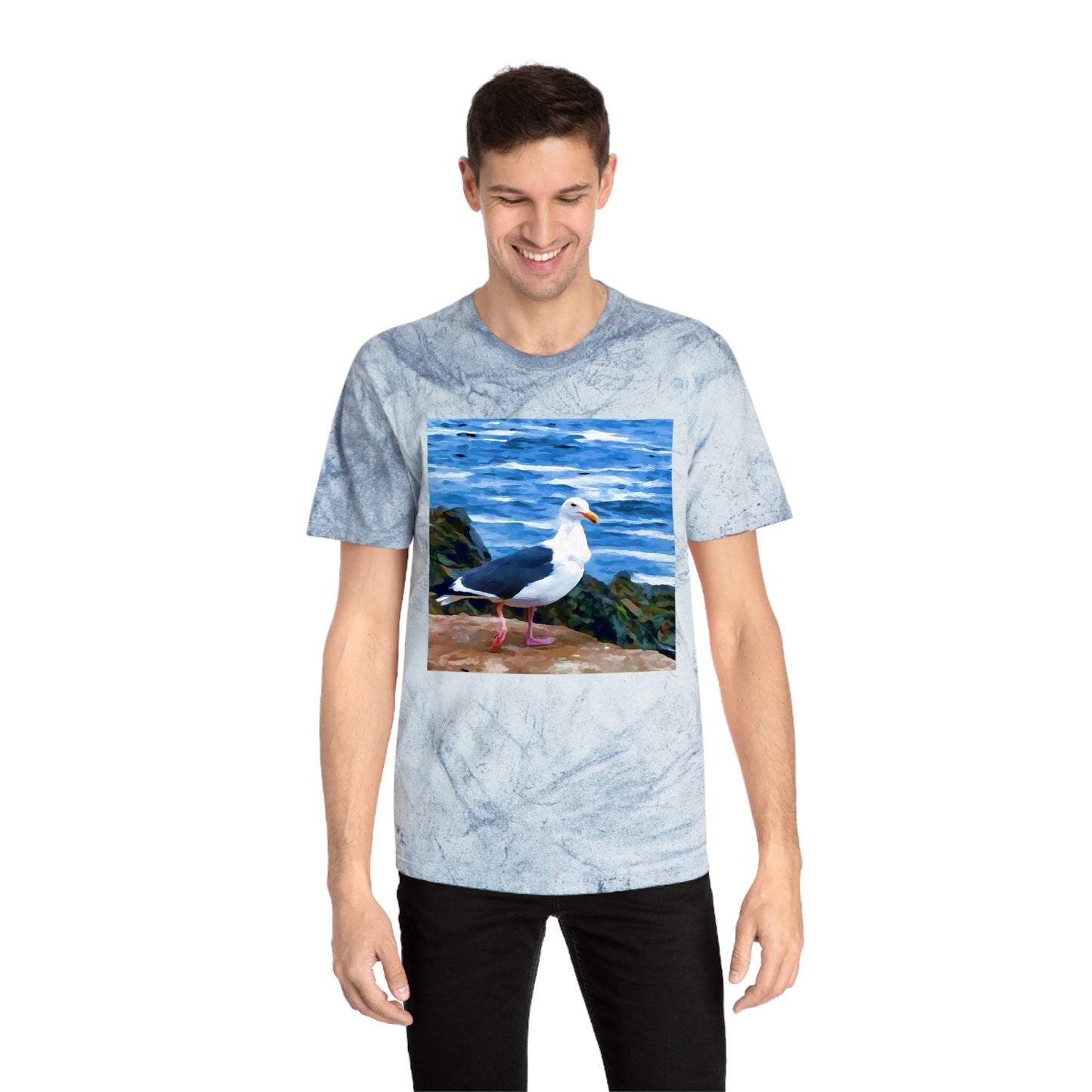 Bodega Seagull - Unisex Cotton Color Blast T-Shirt