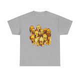 Golden Retriever Puppies Unisex Heavy Cotton Tee