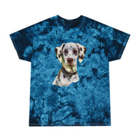 Dalmatian Unisex Cotton Tie-Dye Tee, Crystal