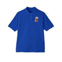 Soft Coated Wheaten Terrier Men's Piqué Polo Shirt