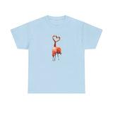 Flamingos - 'Love Birds'  Unisex Heavy Cotton Tee