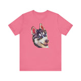 Siberian Husky 'Iditarod' Unisex Jersey Short Sleeve Tee