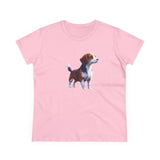 Drever Puppy - Women's Midweight Cotton Tee