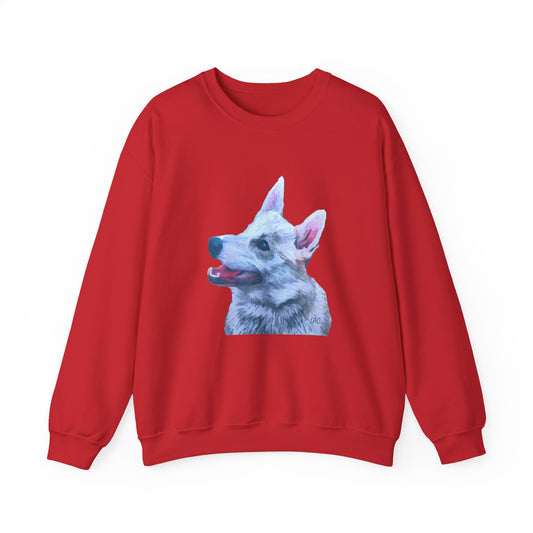 Norwegian Buhund Unisex 50/50 Crewneck Sweatshirt