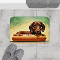 Dachshund - Weiner Dog - Bathroom Rug Mat