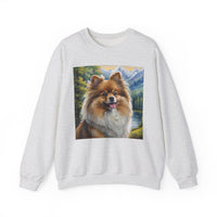 German Spitz Unisex 50/50 Crewneck Sweatshirt