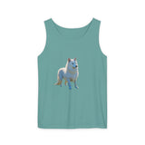 Volpino Italiano Unisex Relaxed Fit Garment-Dyed Tank Top