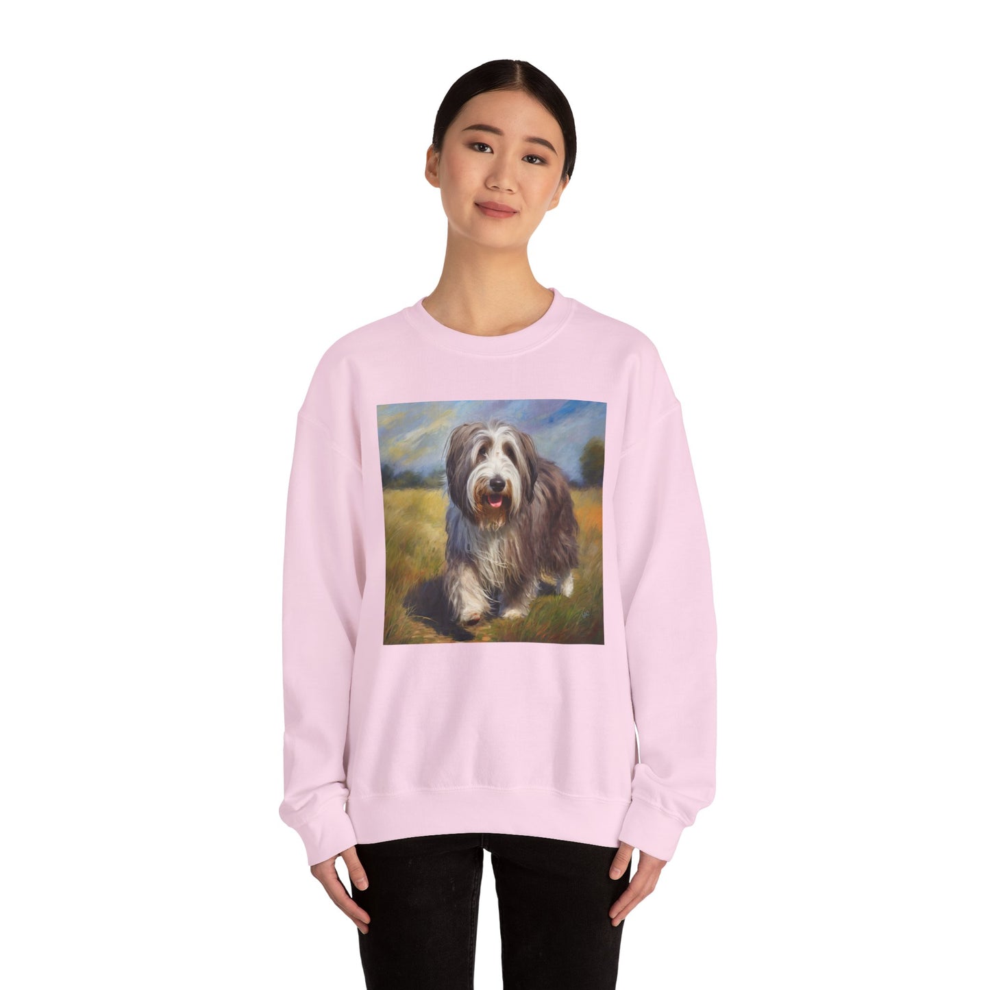 Bearded Collie Charm Crewneck Sweatshirt