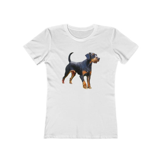 Jagdterrier - Women's Slim Fit Ringspun Cotton Tee
