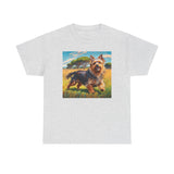 Australian Terrier Unisex Heavy Cotton Tee