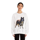Karelian Bear Dog -- Unisex 50/50 Crewneck Sweatshirt