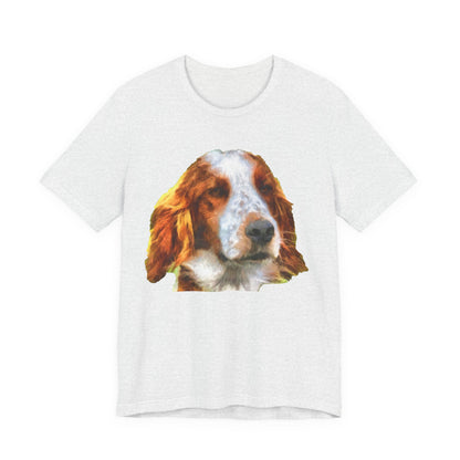 Irish Red & White Setter - Unisex Jersey Short Sleeve Tee