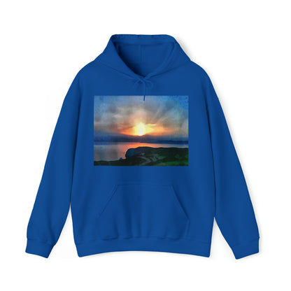 Sifnos Sunset (Greece) Unisex 50-50 Hoodie