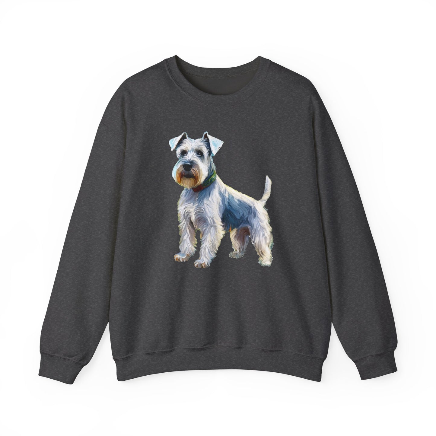 White Schnauzer - Unisex 50/50 Crewneck Sweatshirt