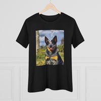 Blue Heeler - Australian Cattle Dog 'Bailey' Women's Relaxed Fit Cotton Tee
