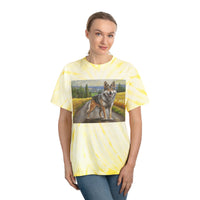 Czechoslovakian Vlciak Wolfdog Classic Tie-Dye Tee, Cyclone