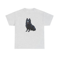 Schipperke Dog Graphic Unisex Heavy Cotton Tee - Ideal for Pet Lovers