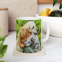 Yellow Labrador Retriever Ceramic Mug 11oz