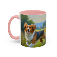 Nederlandse Kooikerhondje - Ceramic Accent Coffee Mug - 2 Sizes