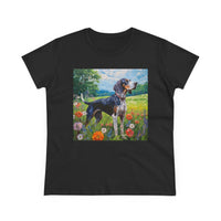 Bluetick Coonhound Women's Midweight Cotton Tee