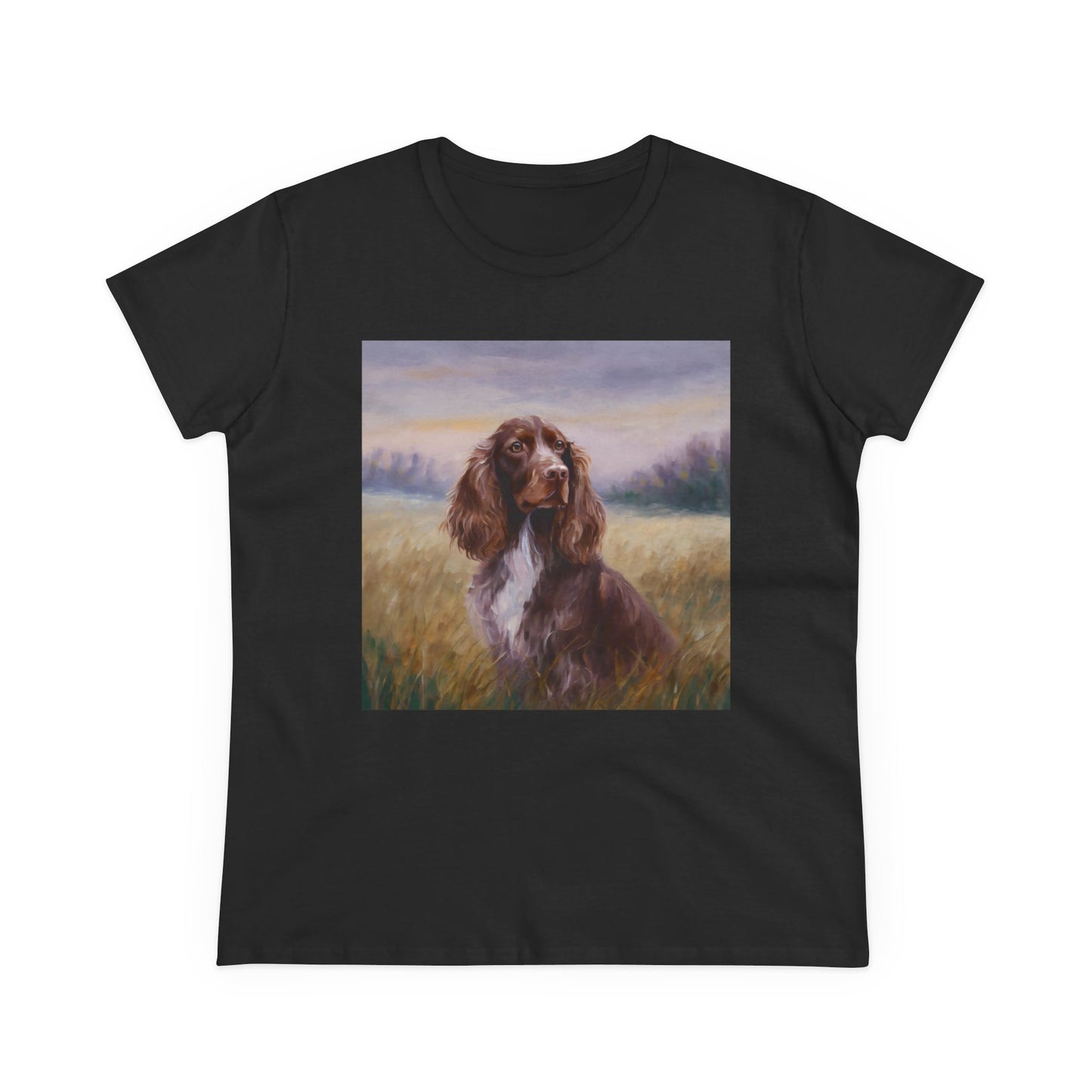 Field Spaniel Women's Midweight Cotton Tee