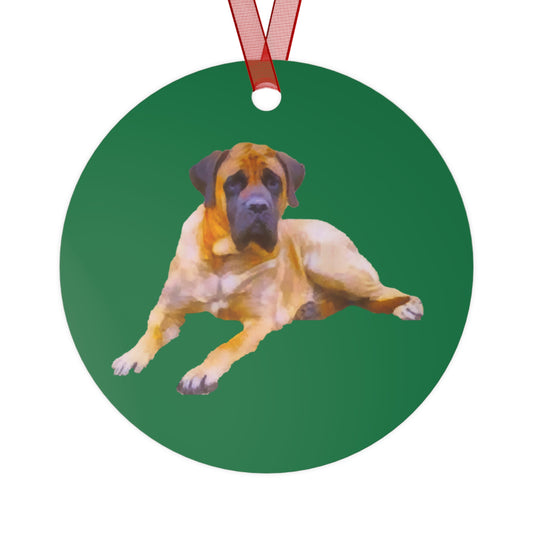 Mastiff Metal Ornaments - The Loyal Holiday Sentinels