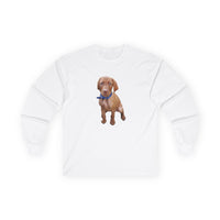 Vizsla 'Augie' Unisex Cotton Long Sleeve Tee