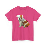 English Bulldog 'Bugsy' Unisex Heavy Cotton Tee