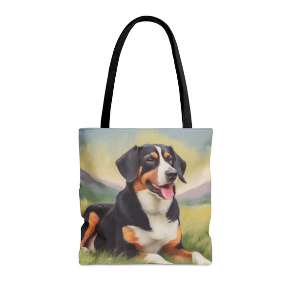 Entlebucher Mountain Dog All-Over Print Tote Bag
