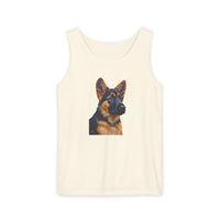 German Shepherd Puppy Unisex Relaxed Fit Tank Top