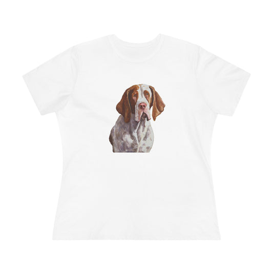Bracco Italiano Women's Relaxed Fit Cotton Tee