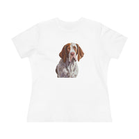 Bracco Italiano Women's Relaxed Fit Cotton Tee