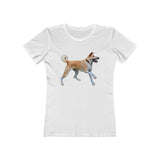 Korean Jindo Women's Slim Fitted Ringspun Cotton Tee