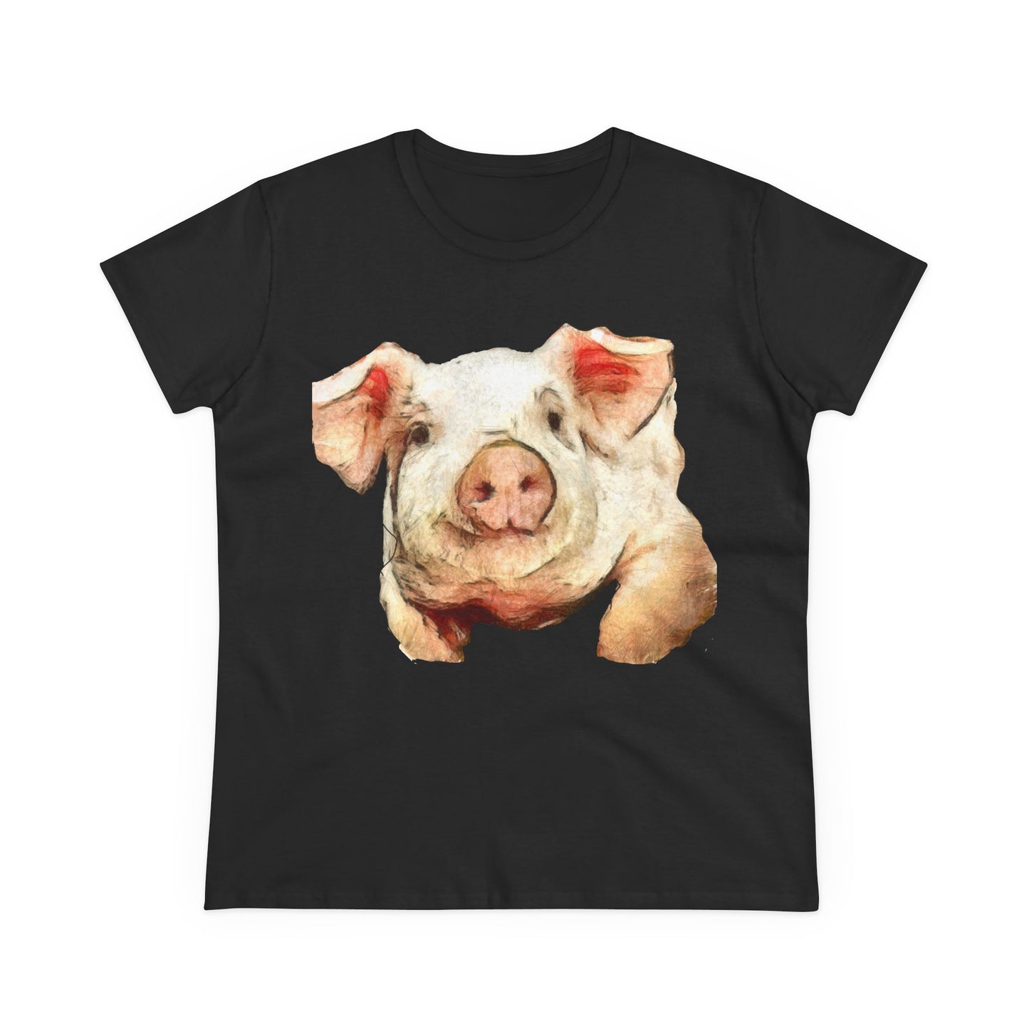 Pig 'Petunia' Women's Midweight Cotton Tee