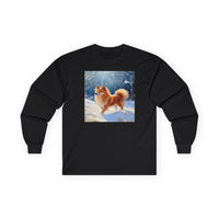 Finnish Spitz  -  Unisex Classic Cotton Long Sleeve Tee