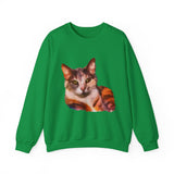 Smidget the Cat - Unisex 50/50 Crewneck Sweatshirt