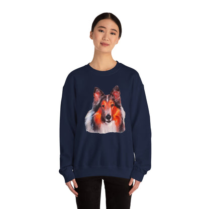 Rough Coated Collie - Cozy Companion Crewneck Sweatshirt