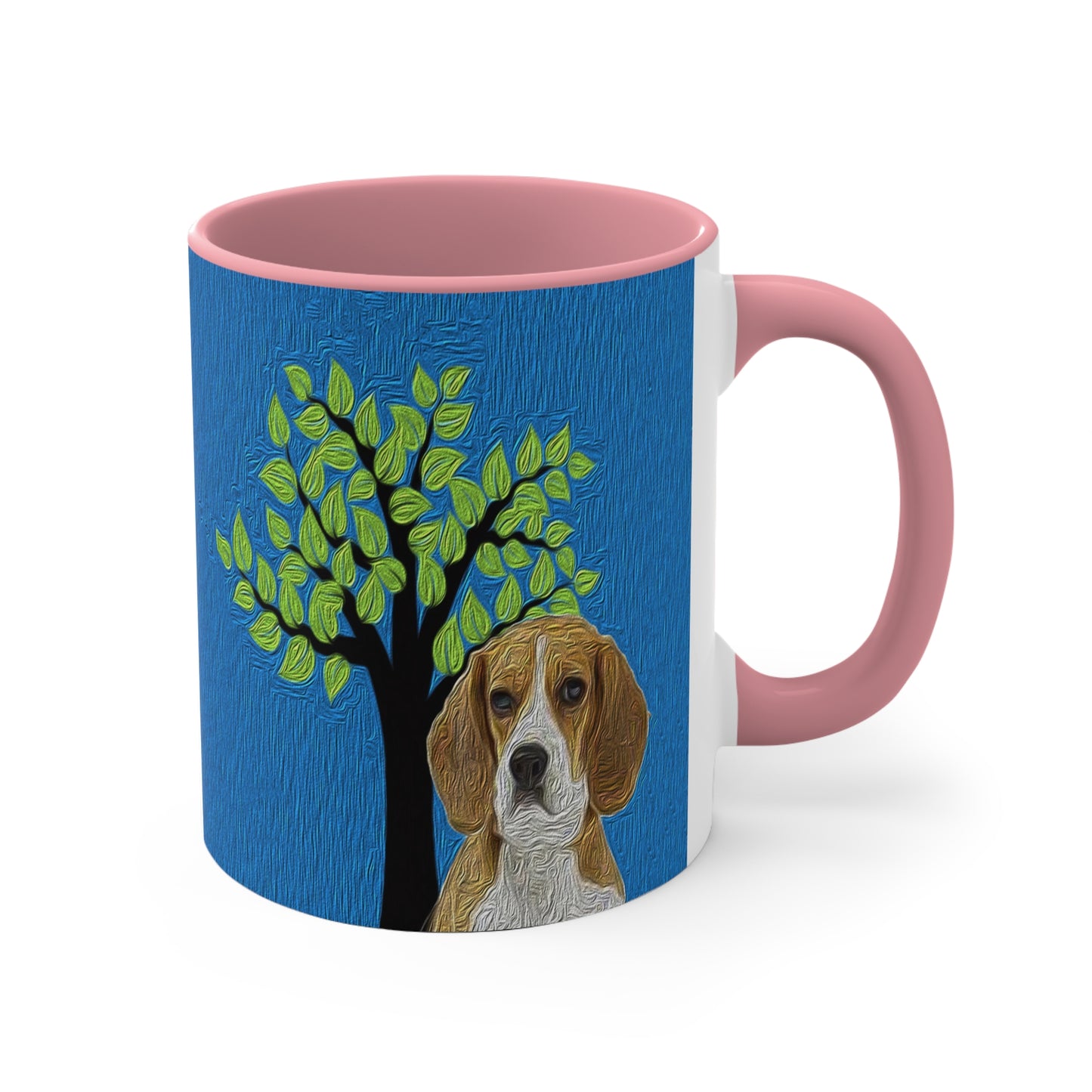 Beagle 'Hopper' 11oz Ceramic Accent Mug: Sip in Style
