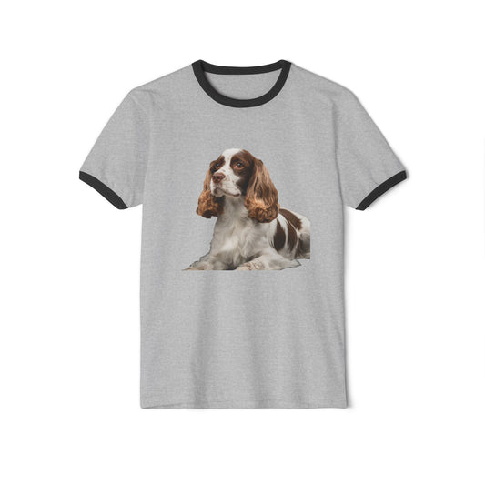 French Spaniel Classic Cotton Ringer T-Shirt