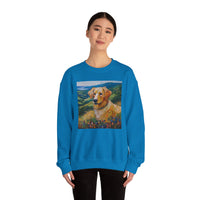 Golden Retriever Unisex 50/50 Crewneck Sweatshirt